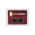 PG2782 Walnut Plaque with Gavel